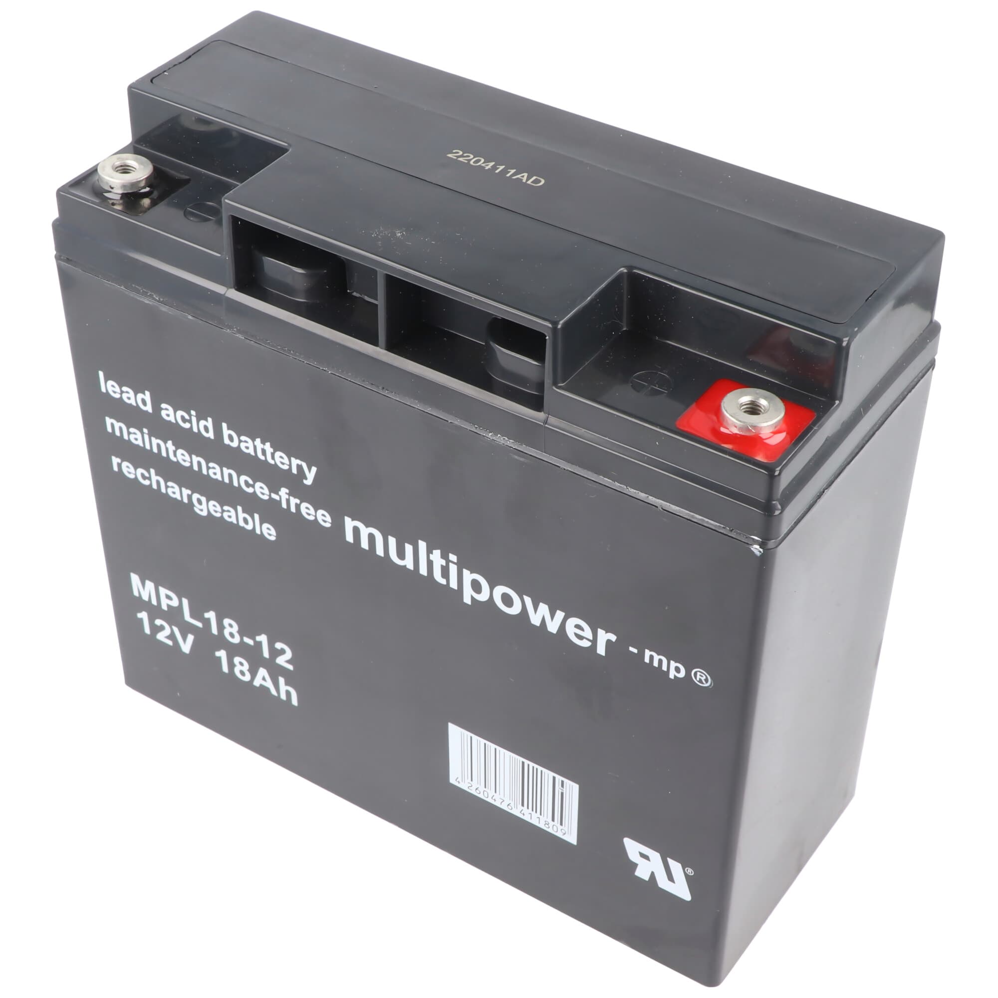 Batterie au plomb Multipower MP18-12 12 volts 18Ah