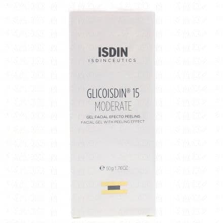 ISDIN Glicoisdin 15 moderate Gel pour le visage avec un effet peeling 50g